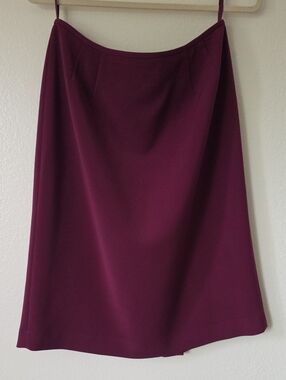Le Suit Plum A-Line Skirt -Vintage